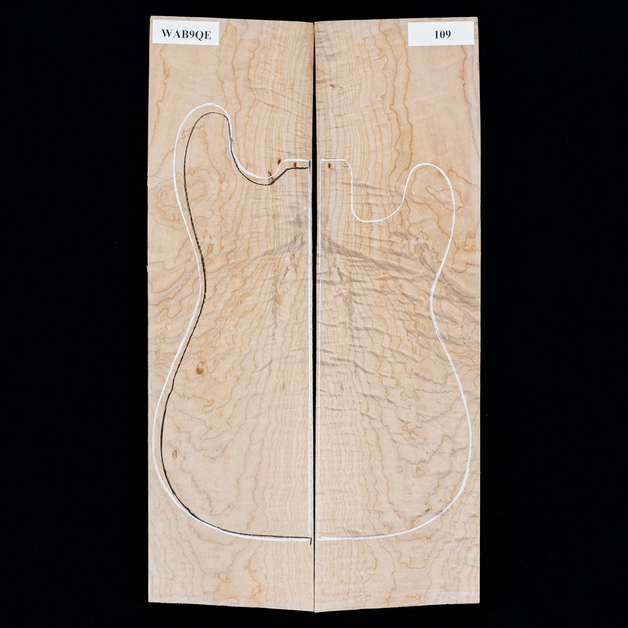 Quilted Bigleaf Maple Laminated Top - 109 - StewMac 1 Quilted Bigleaf Maple Laminated Top - 109 - StewMac
