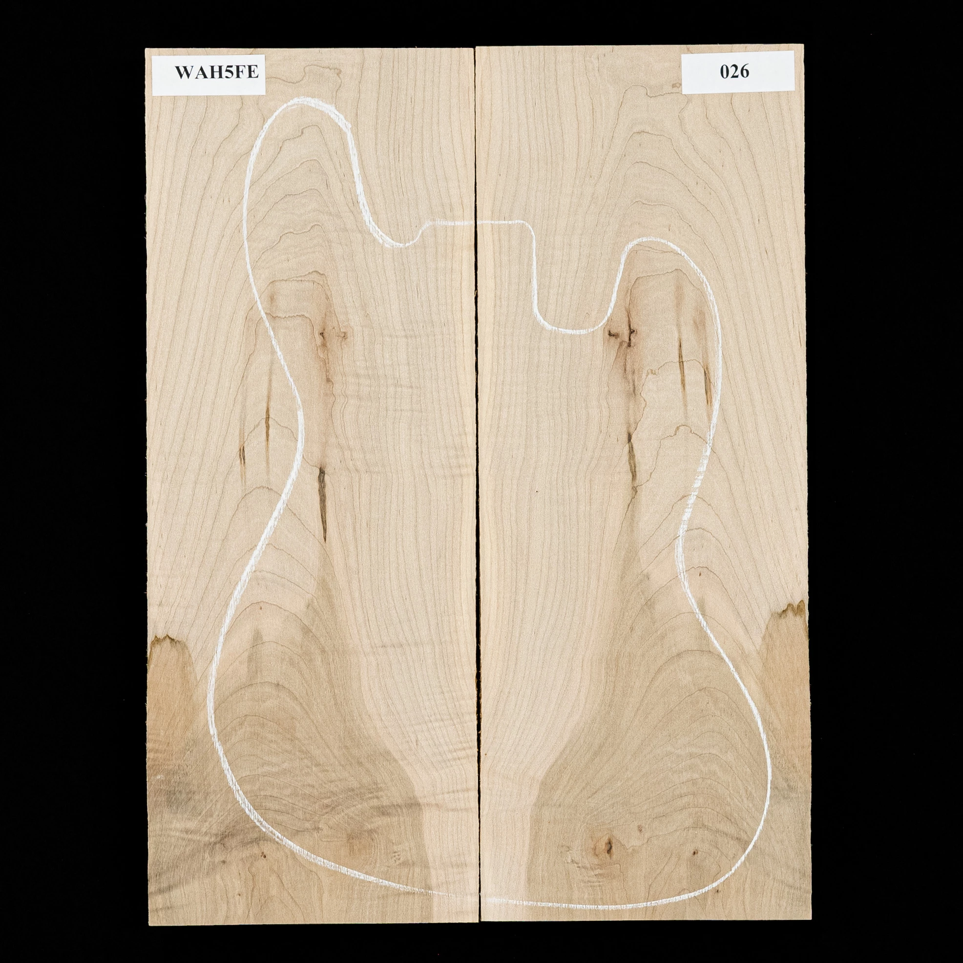 Flame Hard Maple Carved Top For Electric - 026 - StewMac 1 Flame Hard Maple Carved Top For Electric - 026 - StewMac