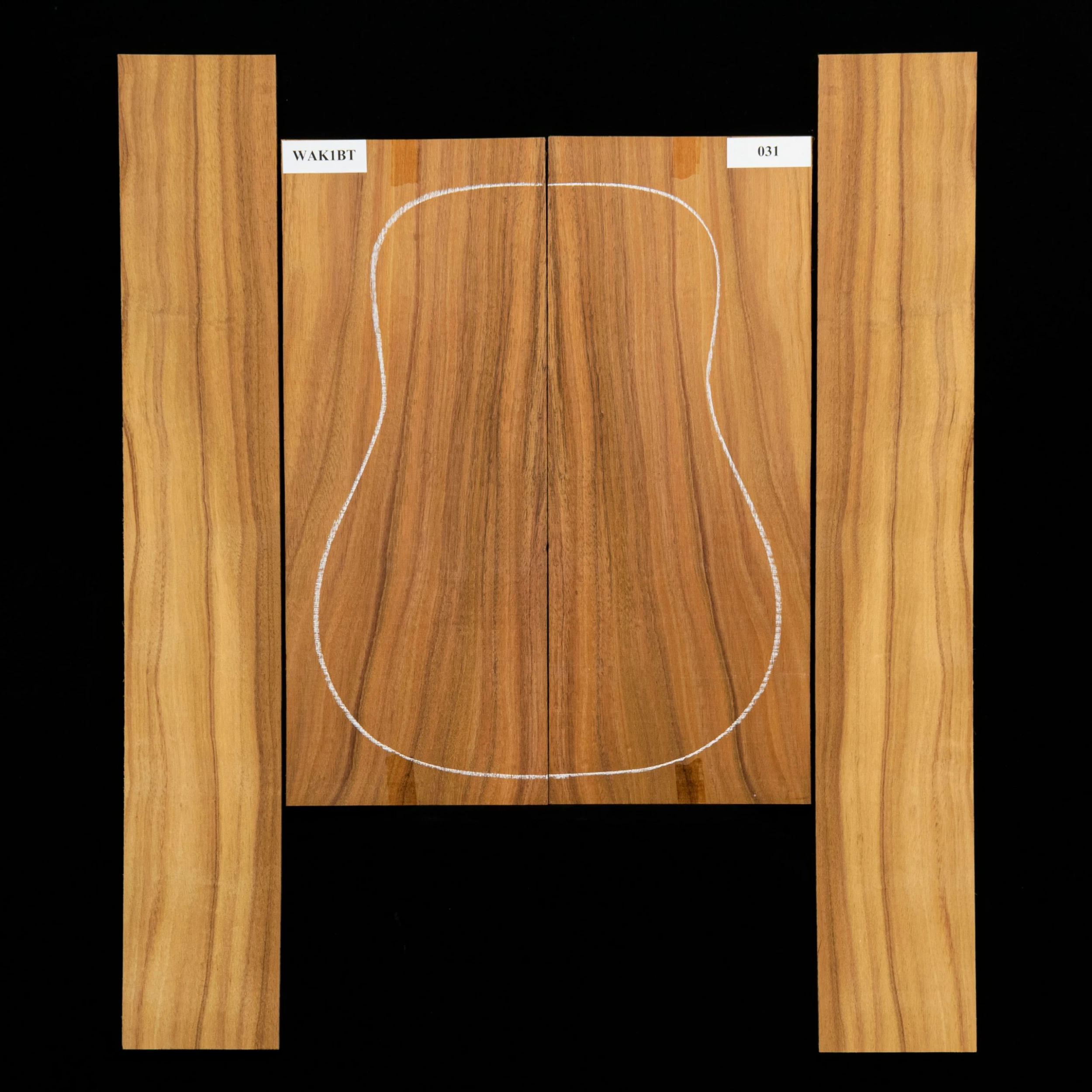 Koa Back + Sides, Unsanded - 031 - StewMac 1 Koa Back + Sides, Unsanded - 031 - StewMac