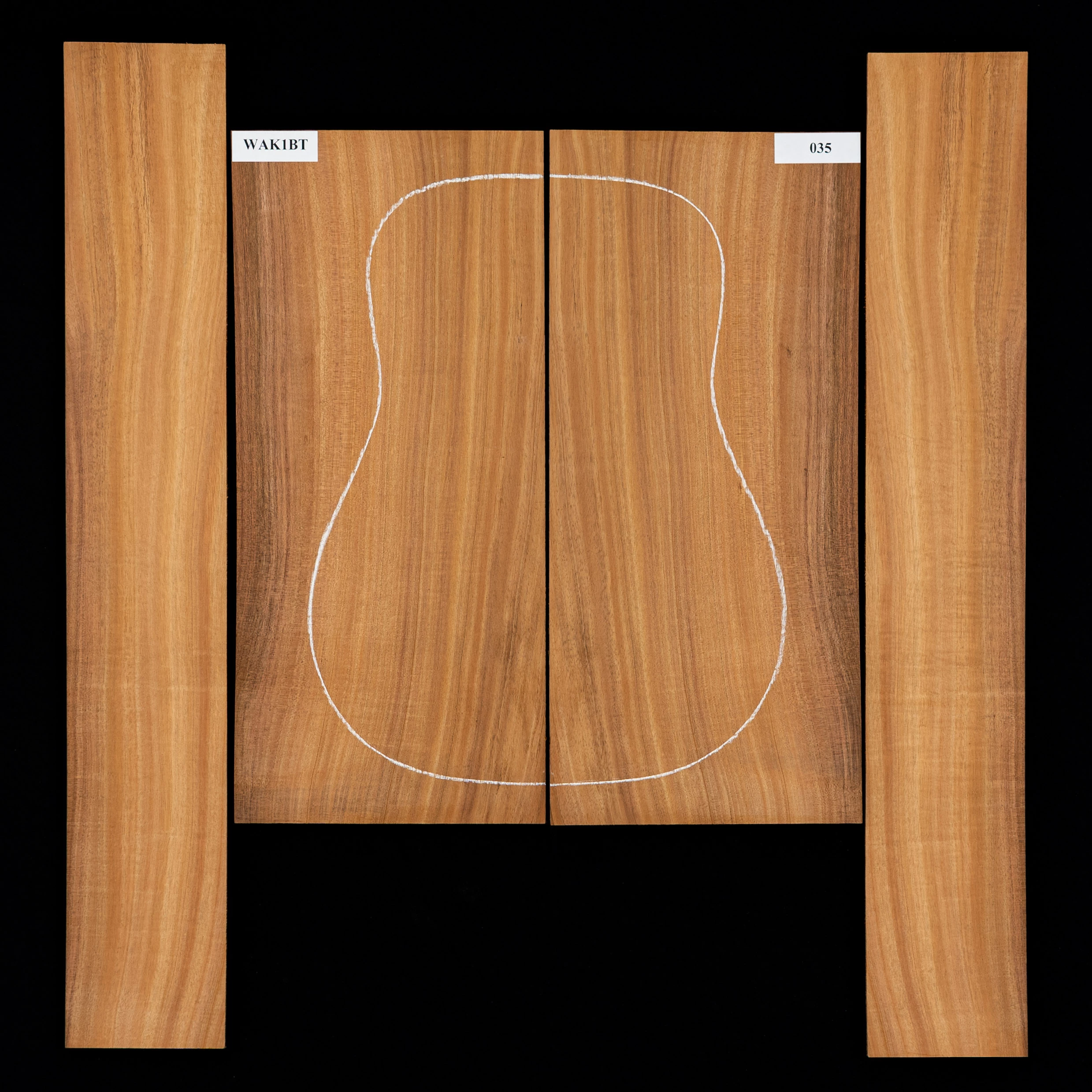 Koa Back + Side Set - 035 - StewMac 1 Koa Back + Side Set - 035 - StewMac