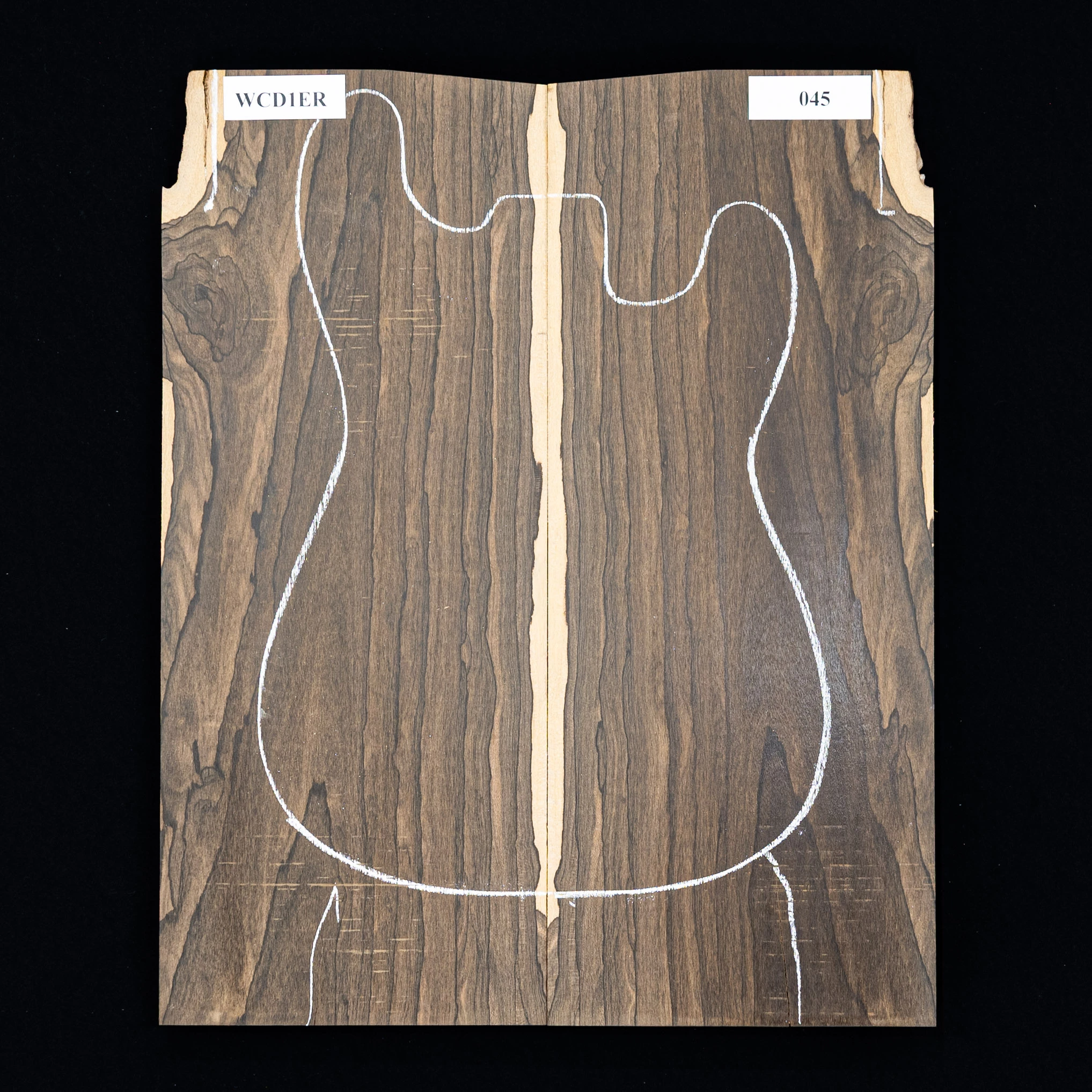 Ziricote Drop Top - 045 - StewMac 1 Ziricote Drop Top - 045 - StewMac