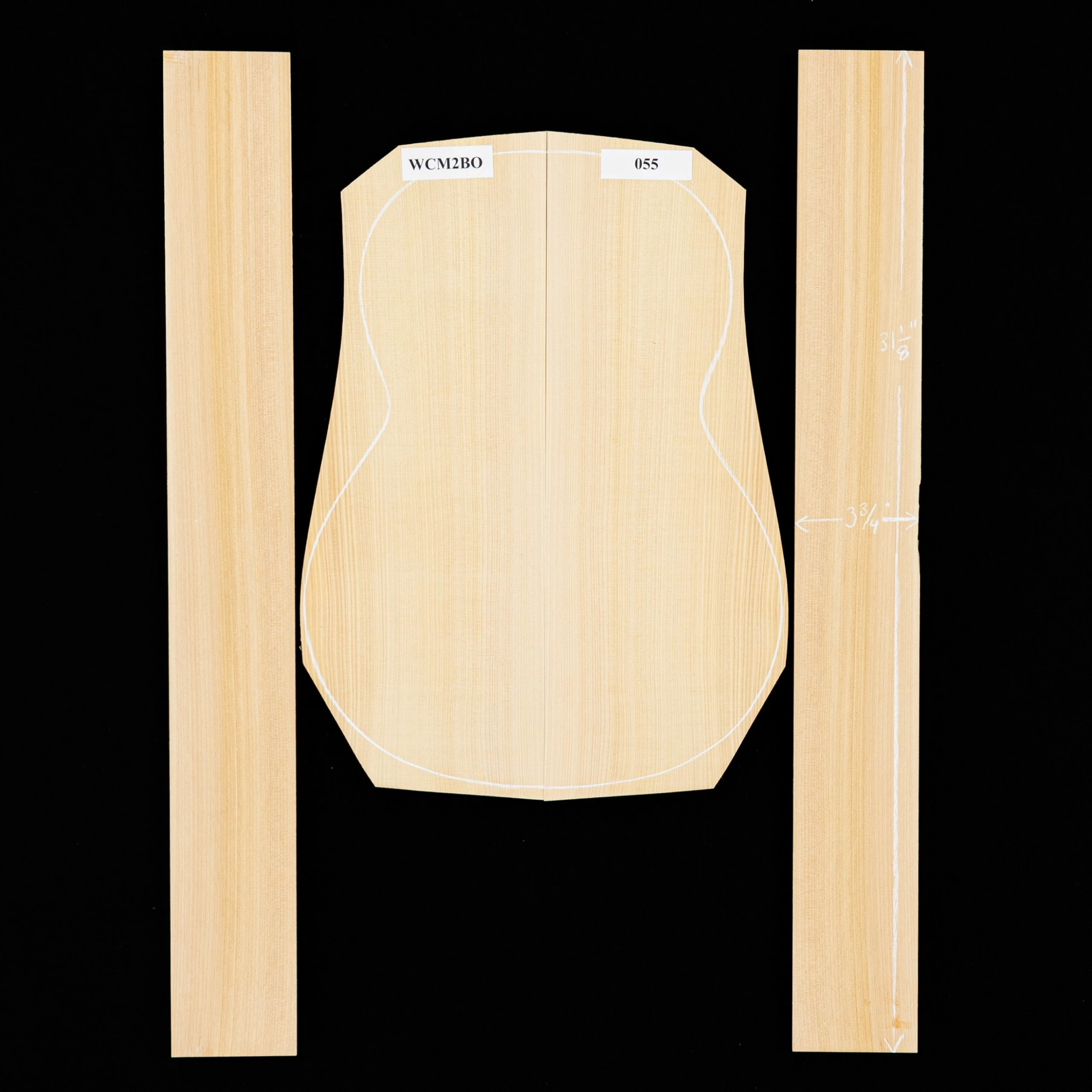 Mediterranean Cypress Back + Side Set - 055 - StewMac 1 Mediterranean Cypress Back + Side Set - 055 - StewMac