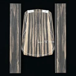 Crelicam Ebony Back + Side Set - 228 - StewMac