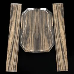 Crelicam Ebony Back + Side Set - 253 - StewMac