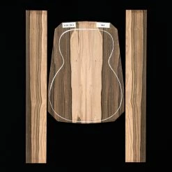 Malaysian Blackwood Back + Side Set - 064 - StewMac