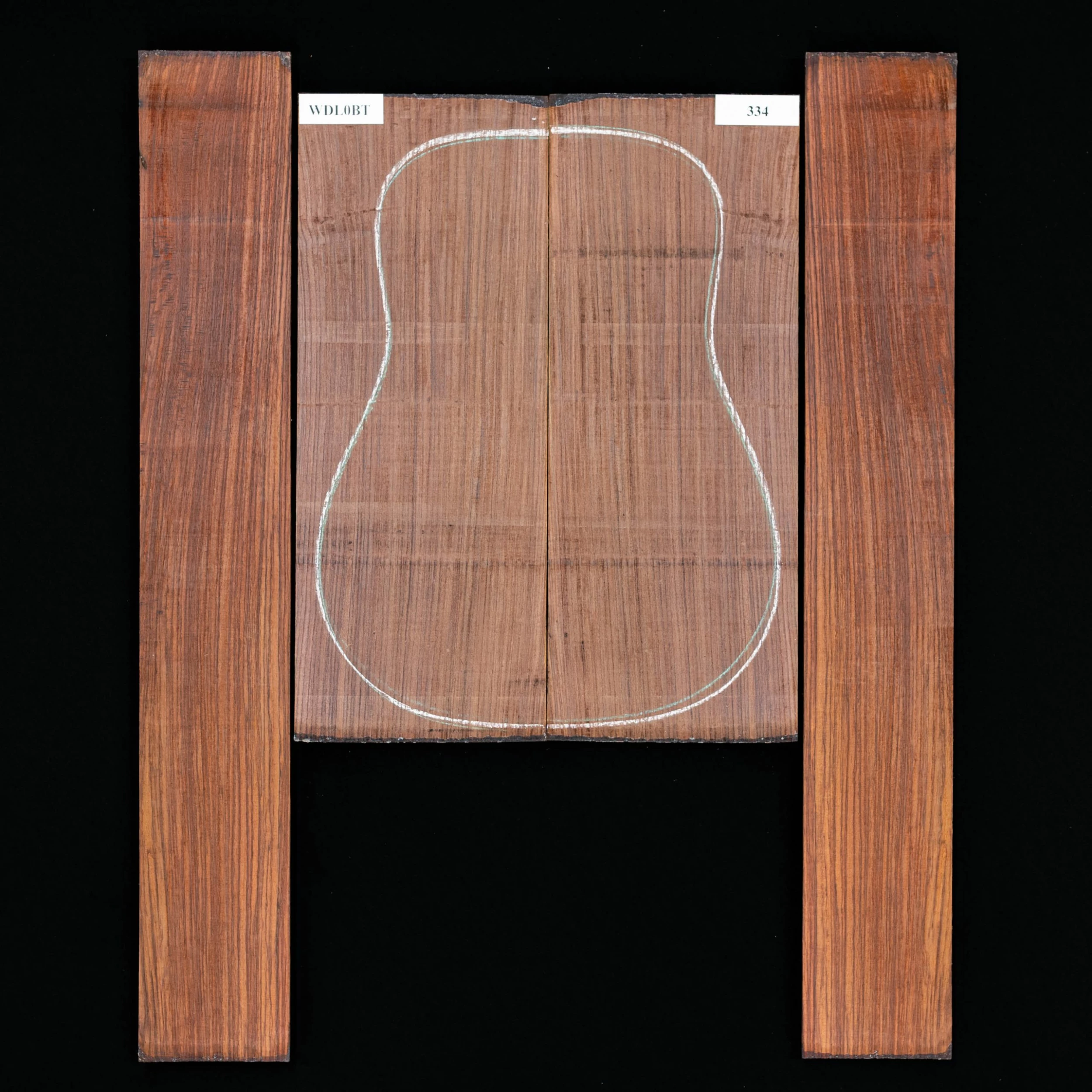 East Indian Rosewood Back + Side Set - 334 - StewMac 1 East Indian Rosewood Back + Side Set - 334 - StewMac