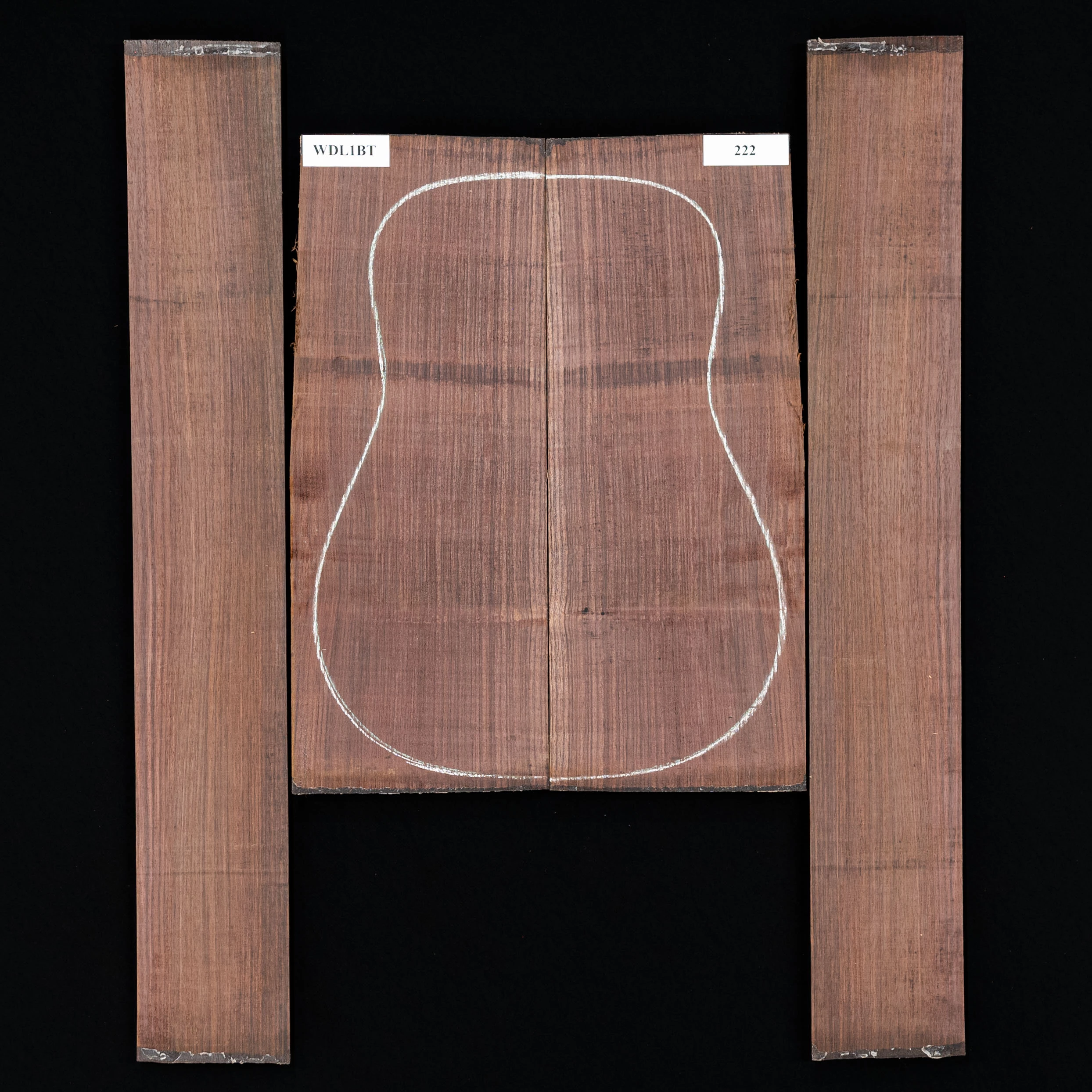 East Indian Rosewood Back + Side Set - 222 - StewMac 1 East Indian Rosewood Back + Side Set - 222 - StewMac