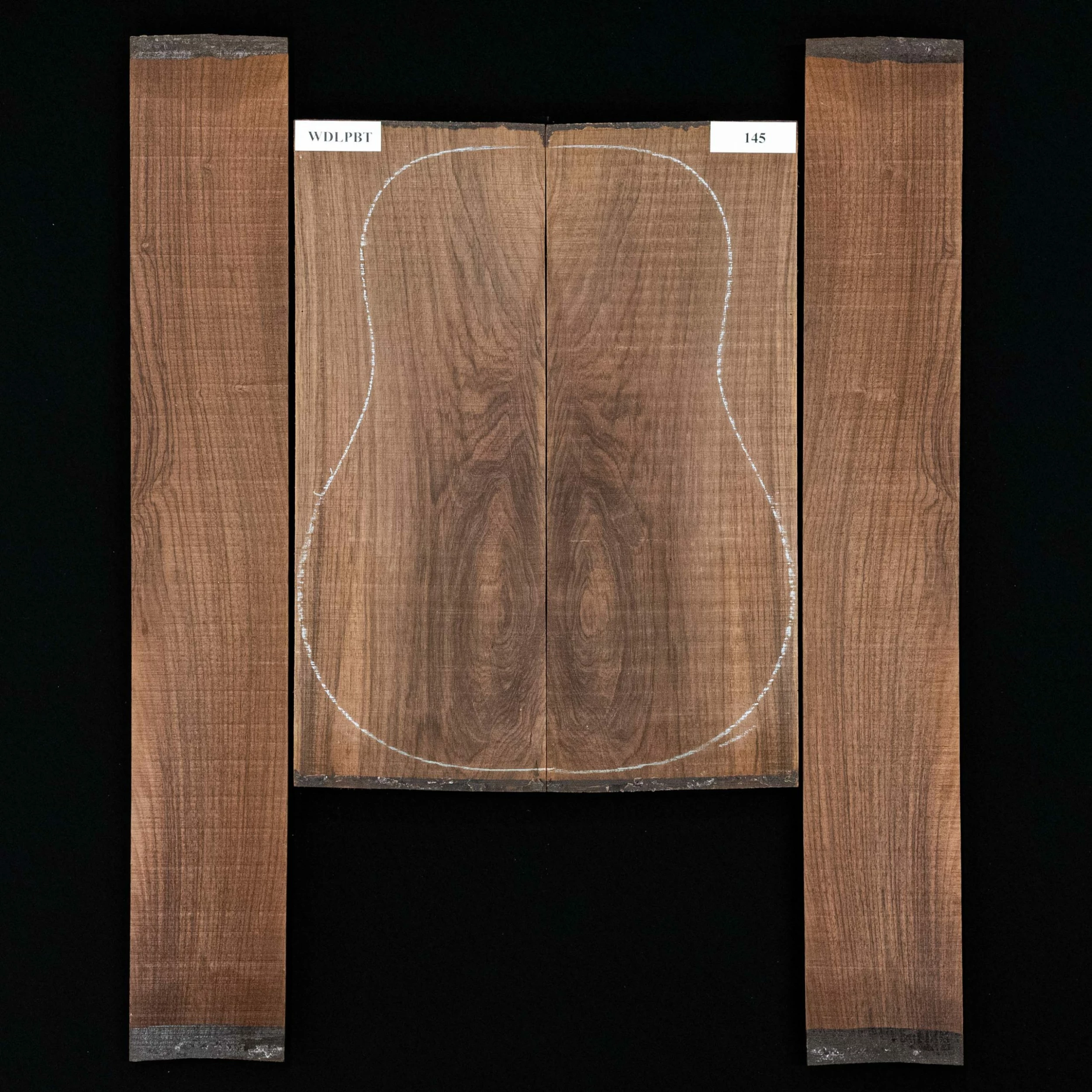 Wild Grain East Indian Rosewood Back + Side Set - 145 - StewMac 1 Wild Grain East Indian Rosewood Back + Side Set - 145 - StewMac