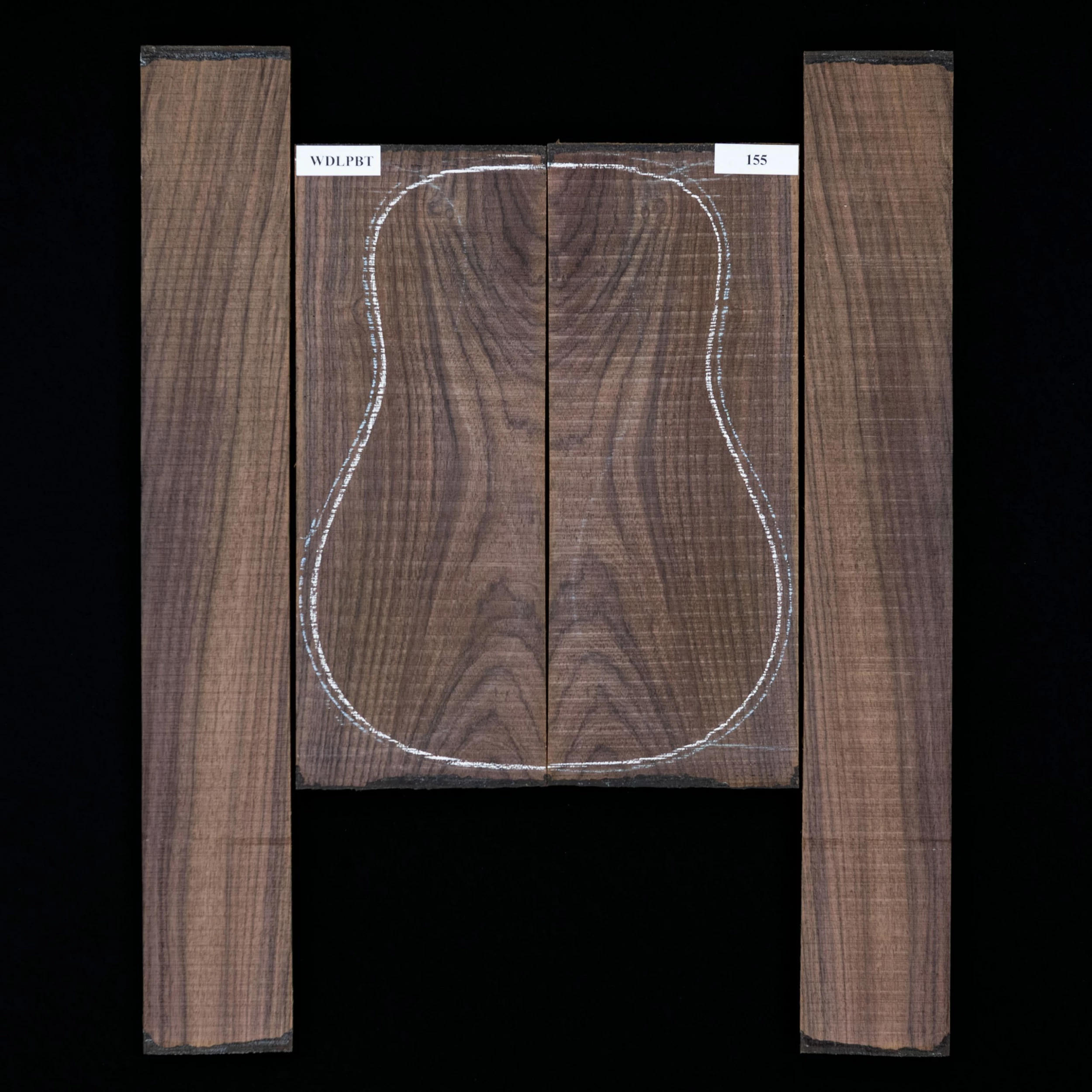 Wild Grain East Indian Rosewood Back + Side Set - 155 - StewMac 1 Wild Grain East Indian Rosewood Back + Side Set - 155 - StewMac