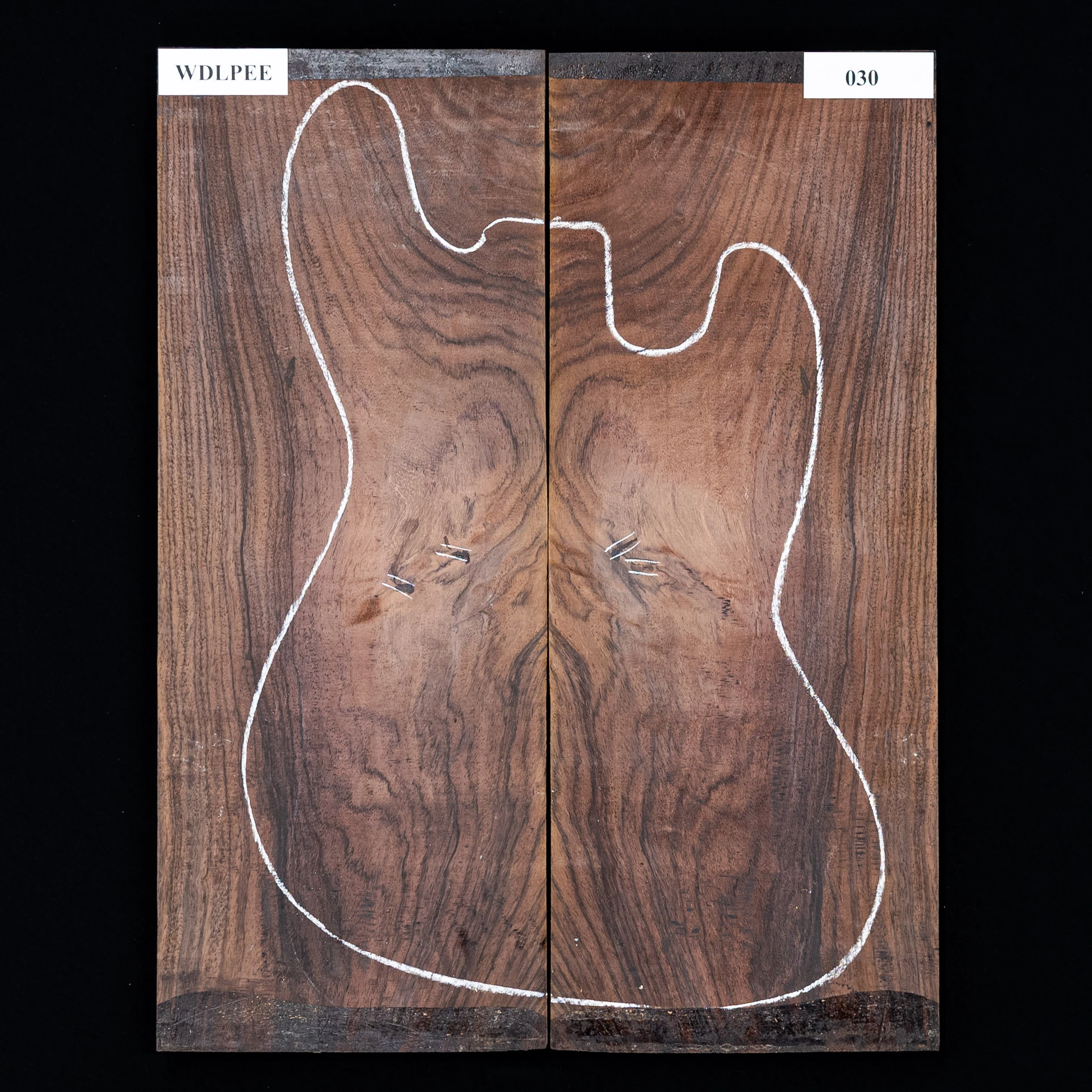 Wild Grain East Indian Rosewood Drop Top - 030 - StewMac 1 Wild Grain East Indian Rosewood Drop Top - 030 - StewMac