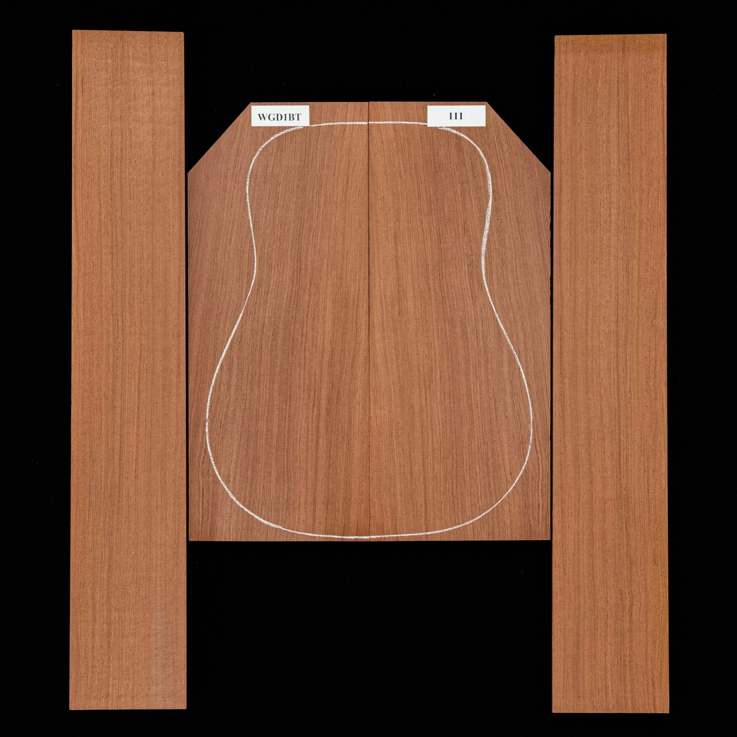 Bubinga Back + Side Set - 111 - StewMac 1 Bubinga Back + Side Set - 111 - StewMac