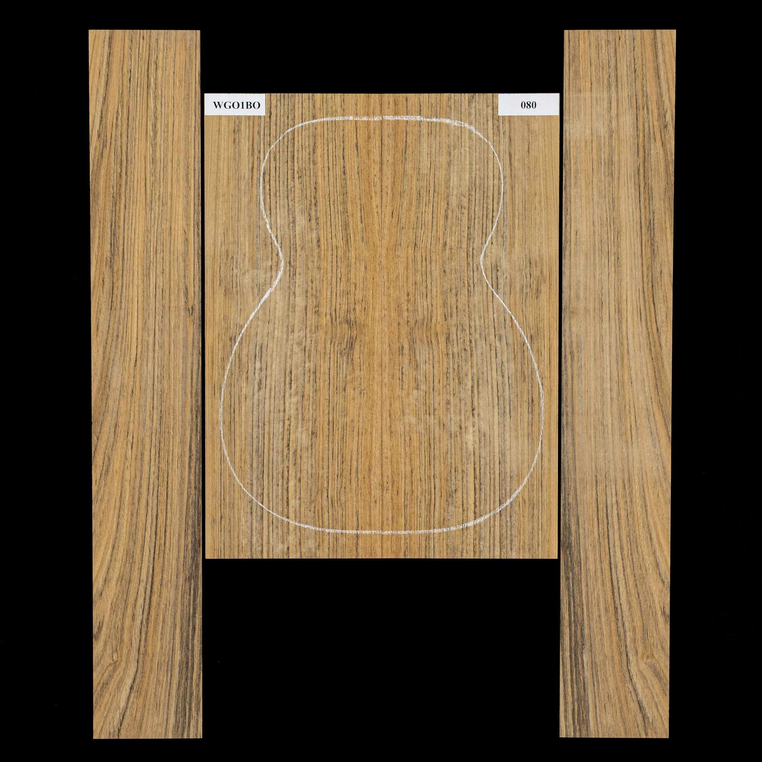 Ovangkol Back + Side Set - 080 - StewMac 1 Ovangkol Back + Side Set - 080 - StewMac