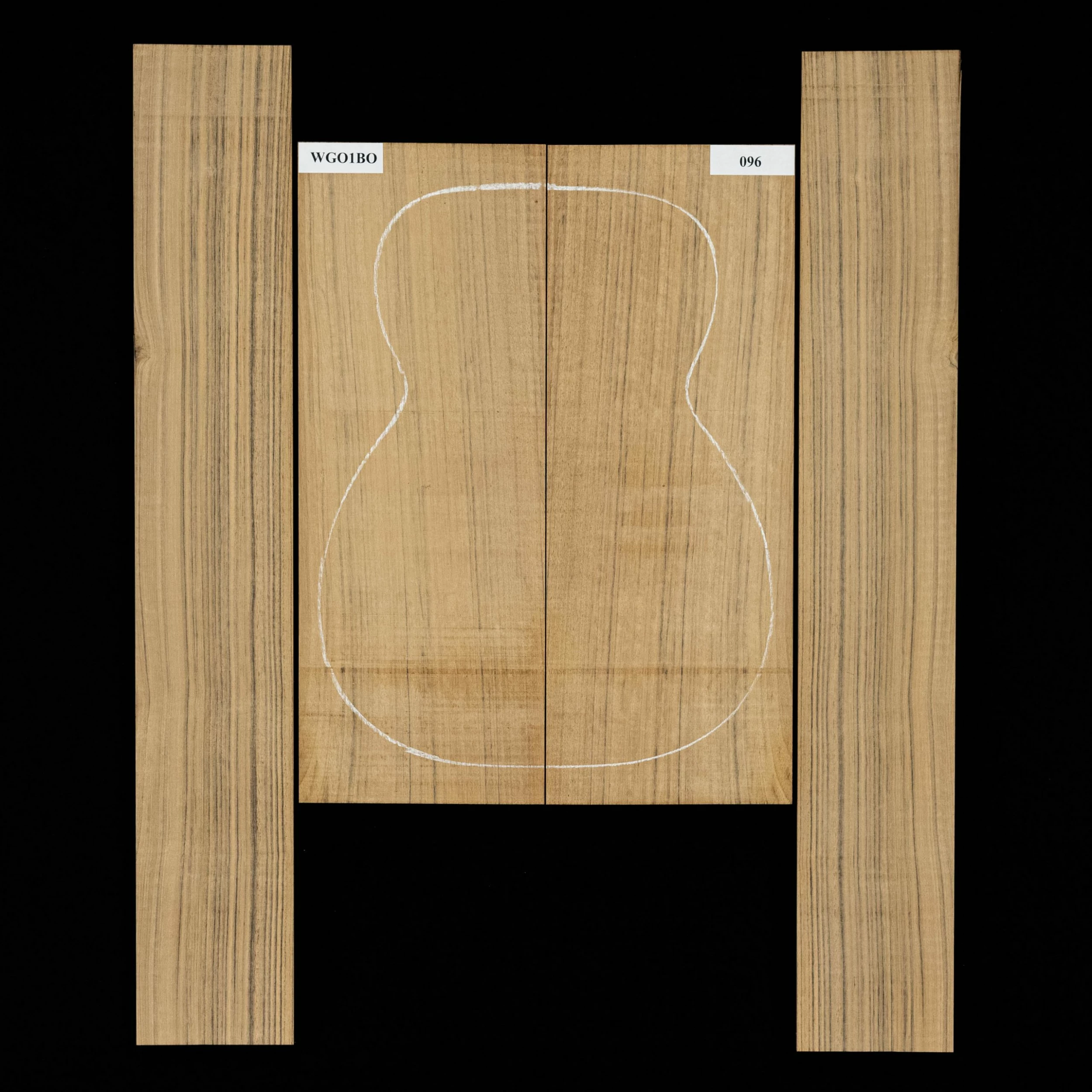 Ovangkol Back + Side Set - 096 - StewMac 1 Ovangkol Back + Side Set - 096 - StewMac