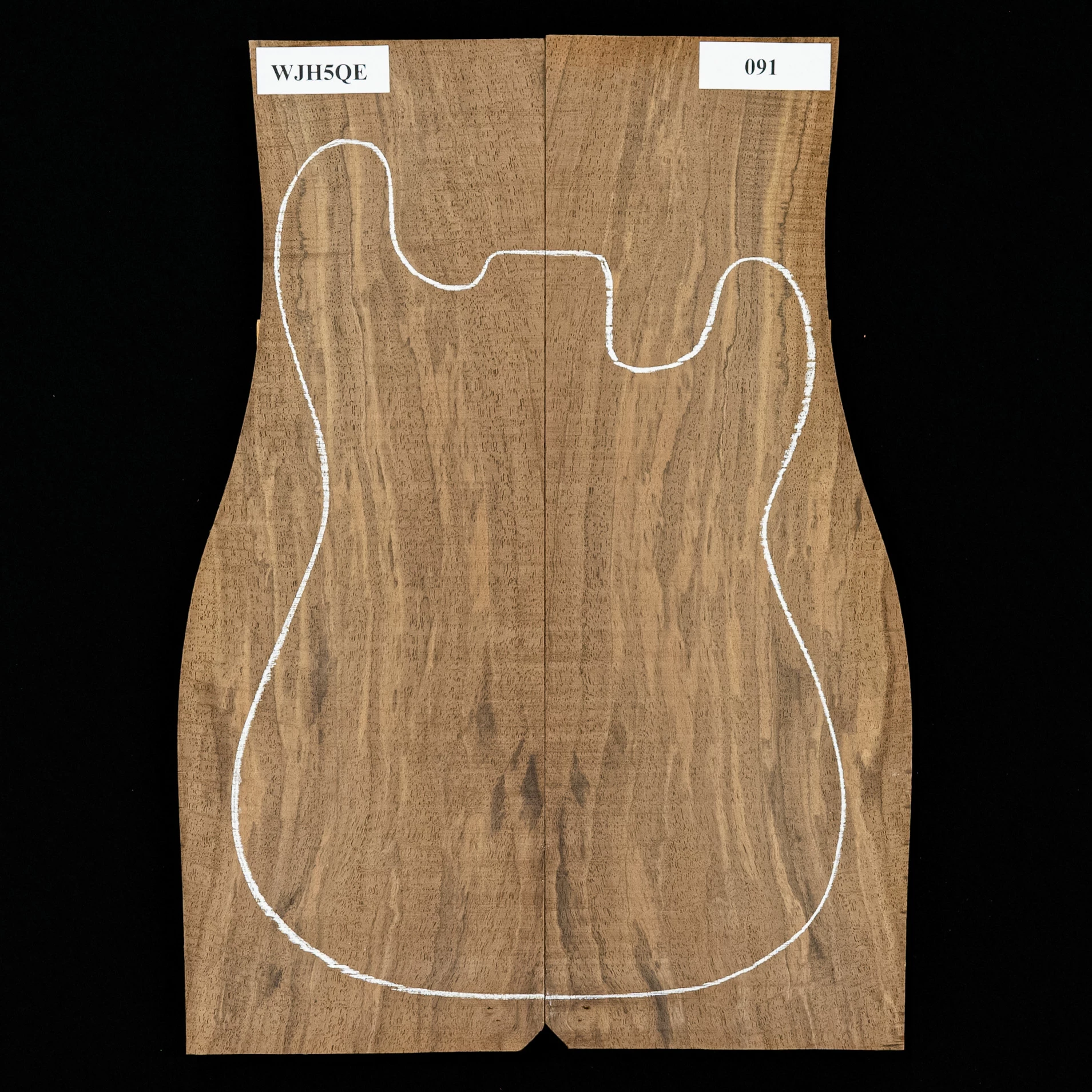 Flame Claro Walnut Laminated Top - 091 - StewMac 1 Flame Claro Walnut Laminated Top - 091 - StewMac