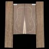 Flame Black Walnut Back + Side Set - 065 - StewMac