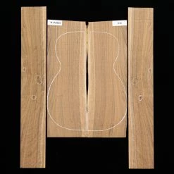 Flame Black Walnut Back + Side Set, Unsanded - 036 - StewMac