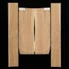 Flame Black Walnut Back + Side Set, Unsanded - 038 - StewMac