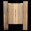 Flame Black Walnut Back + Side Set, Unsanded - 040 - StewMac
