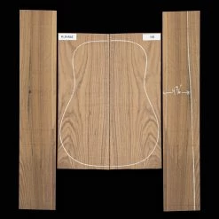 Flame Black Walnut Back + Side Set - 102 - StewMac