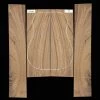 Flame Black Walnut Back + Side Set - 099 - StewMac