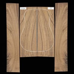 Flame Black Walnut Back + Side Set - 099 - StewMac