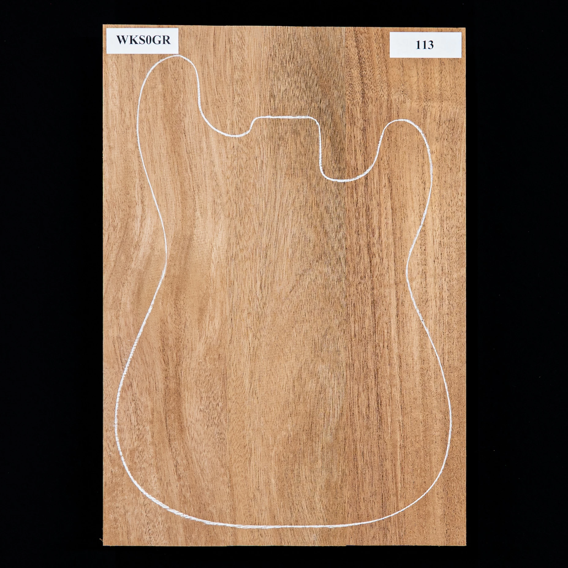 African Mahogany Body Blank, 3-Piece (11.2 Lb) - 113 - StewMac 1 African Mahogany Body Blank, 3-Piece (11.2 Lb) - 113 - StewMac