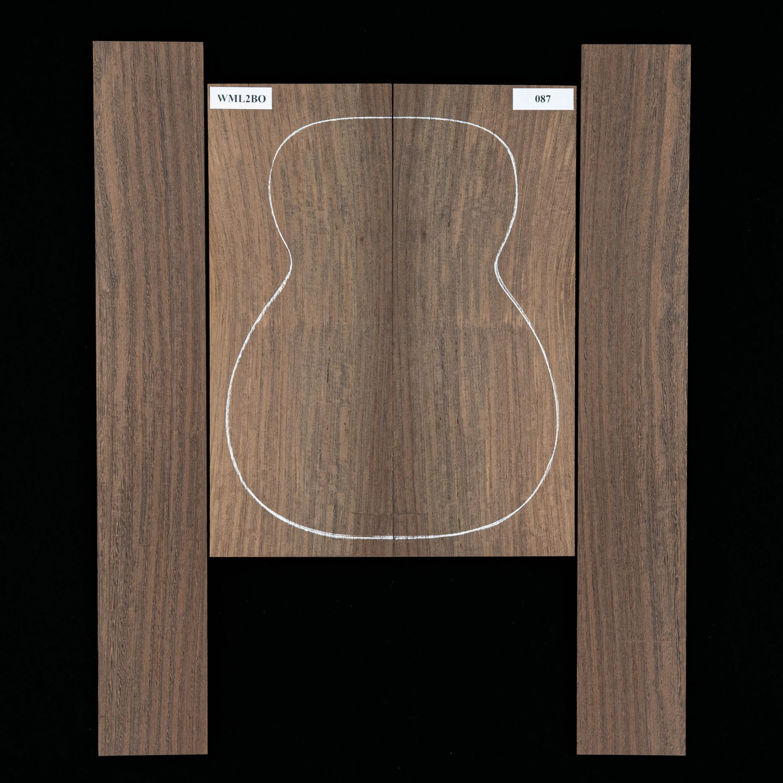 Wenge Back + Side Set - 087 - StewMac 1 Wenge Back + Side Set - 087 - StewMac