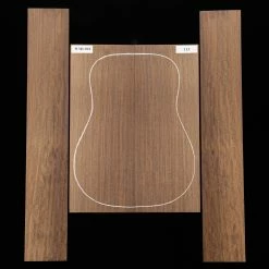 Wenge Back + Side Set, Unsanded - 113 - StewMac
