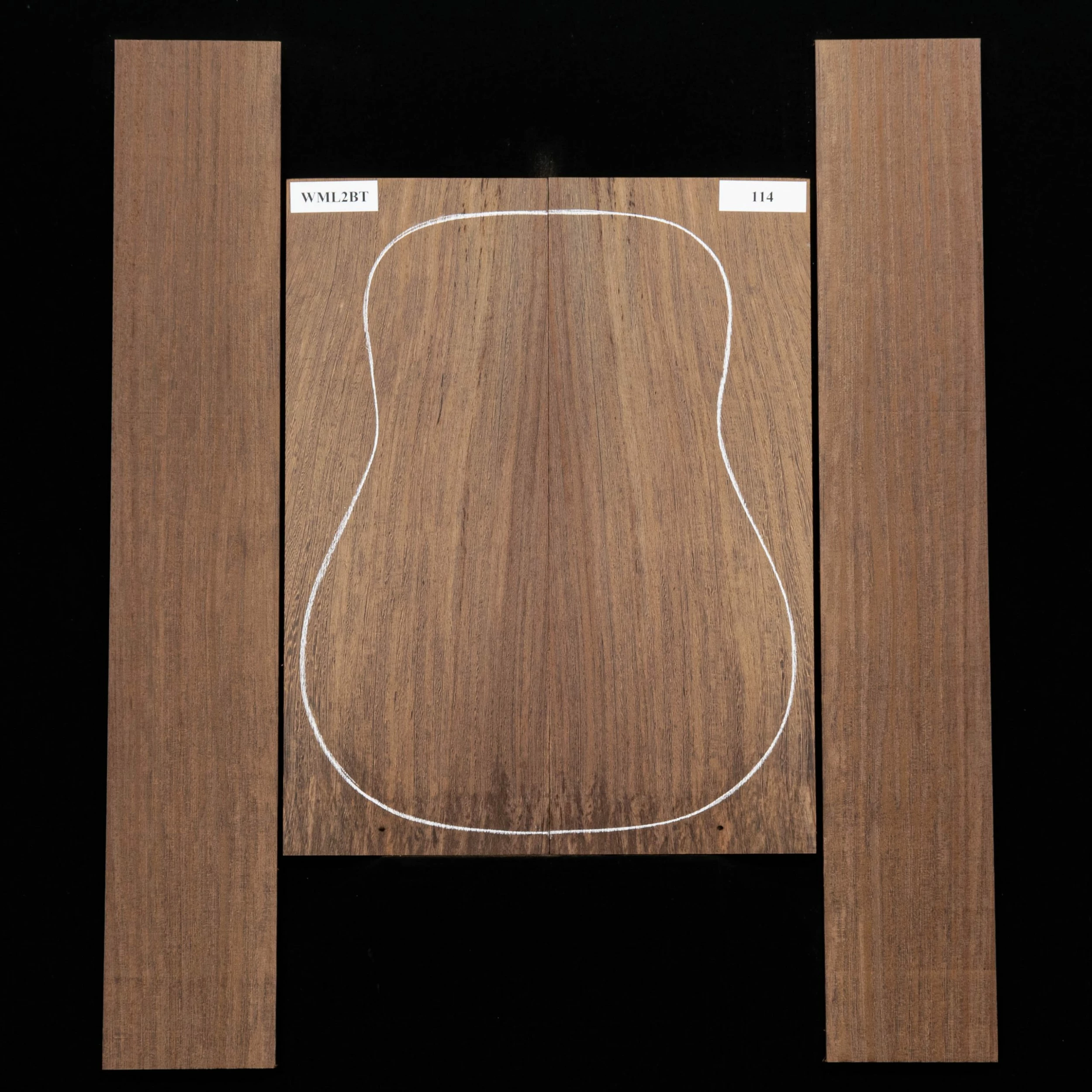 Wenge Back + Side Set, Unsanded - 114 - StewMac 1 Wenge Back + Side Set, Unsanded - 114 - StewMac