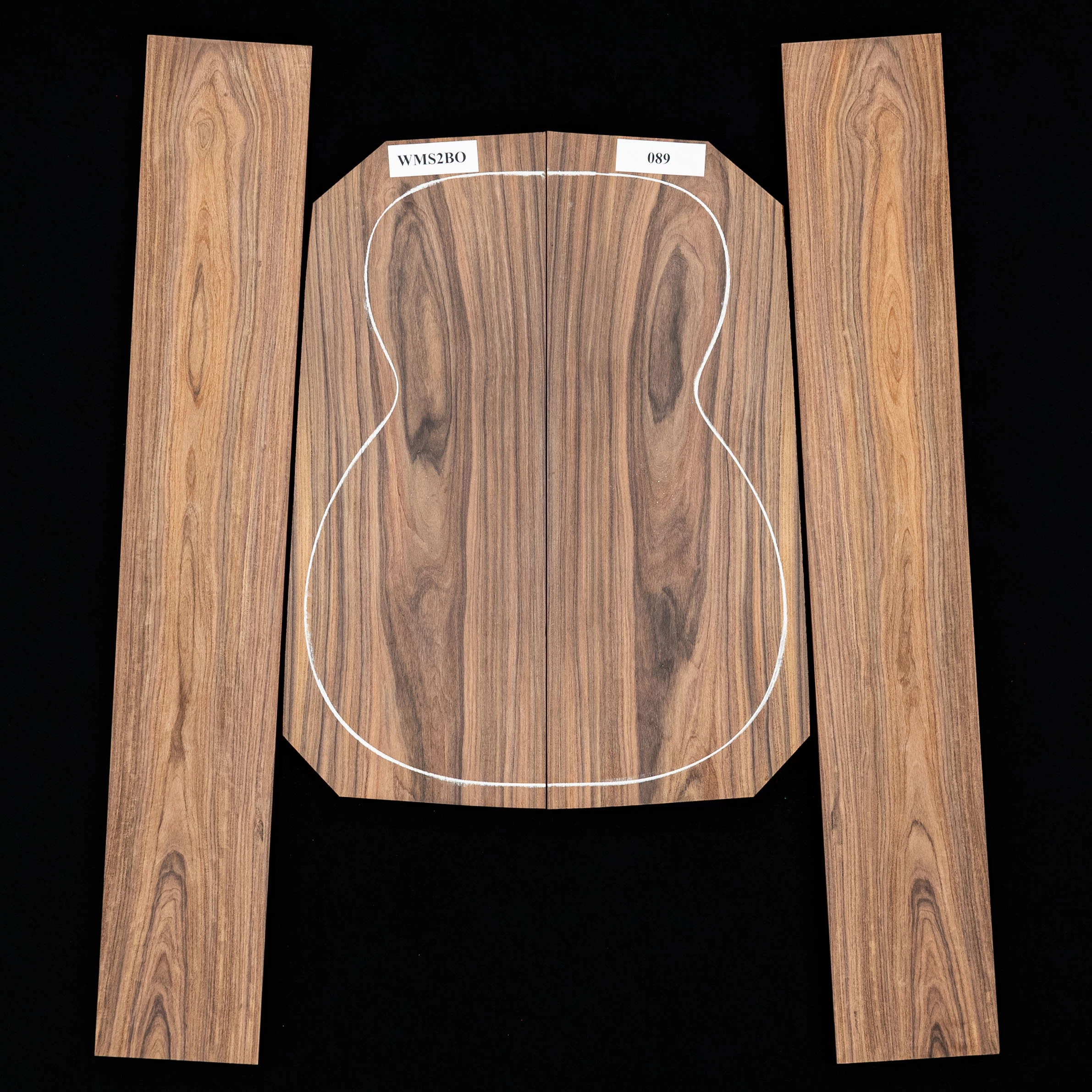 Pau Ferro Back + Side Set - 089 - StewMac 1 Pau Ferro Back + Side Set - 089 - StewMac