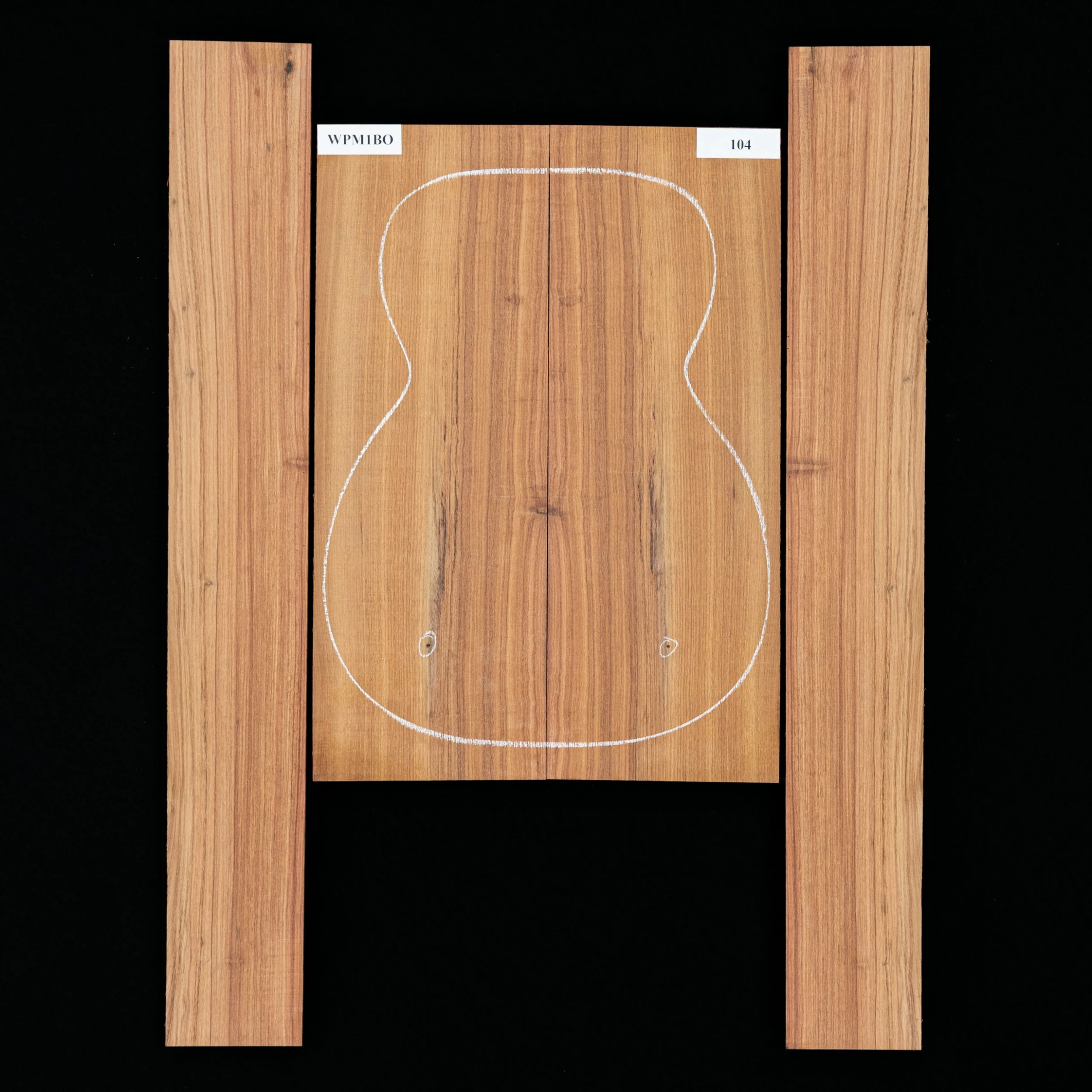 Granadillo Back + Side Set - 104 - StewMac 1 Granadillo Back + Side Set - 104 - StewMac