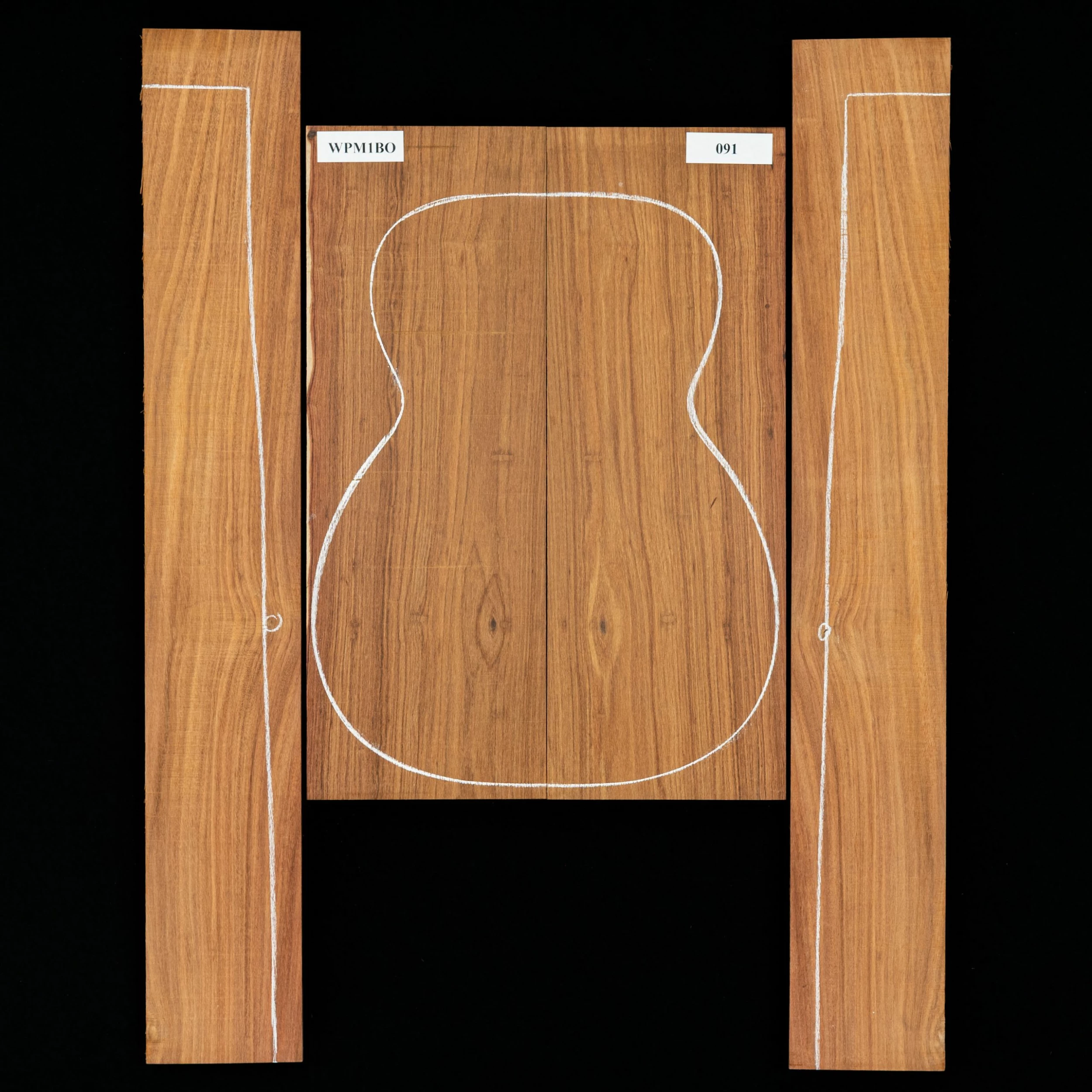 Granadillo Back + Side Set - 091 - StewMac 1 Granadillo Back + Side Set - 091 - StewMac