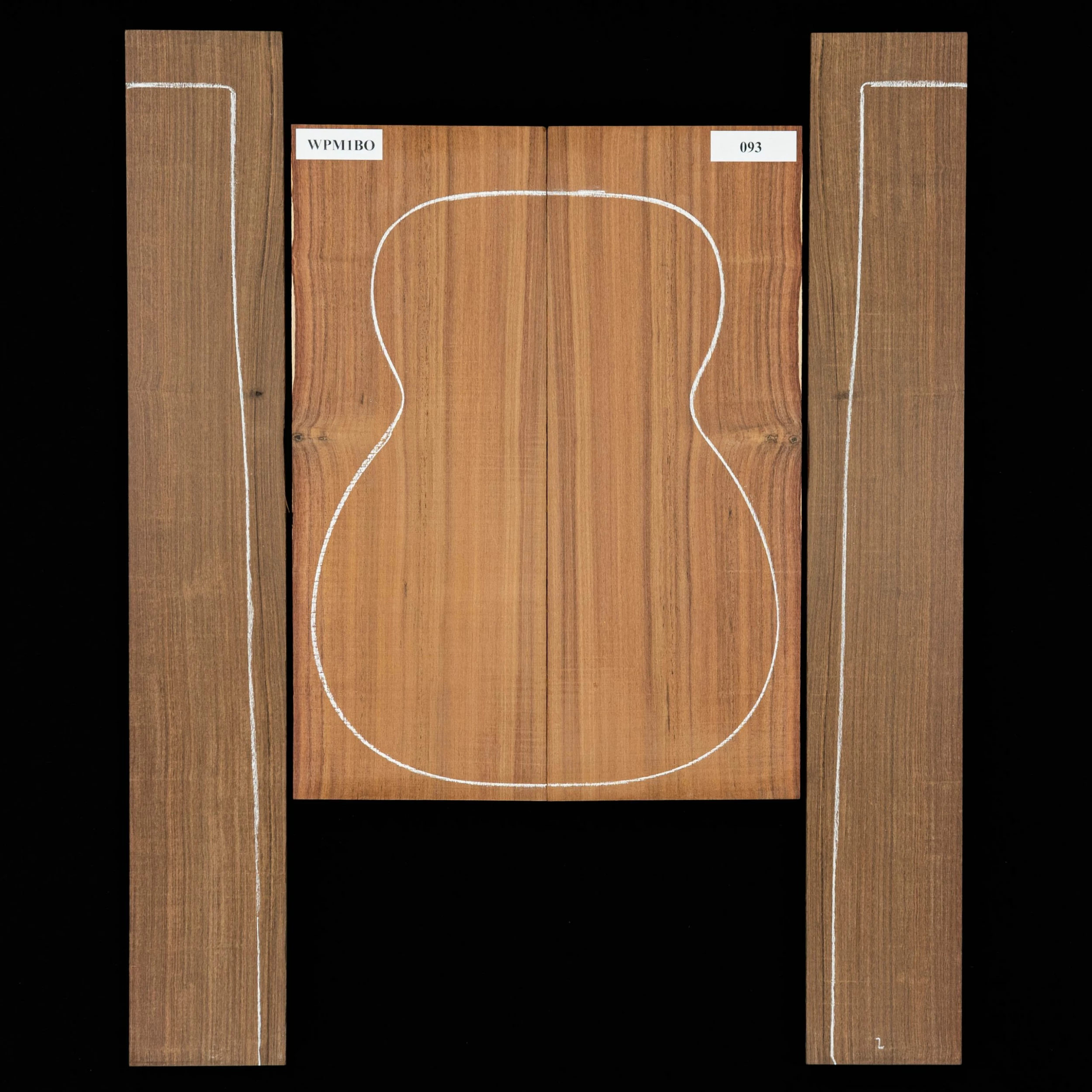 Granadillo Back + Side Set - 093 - StewMac 1 Granadillo Back + Side Set - 093 - StewMac