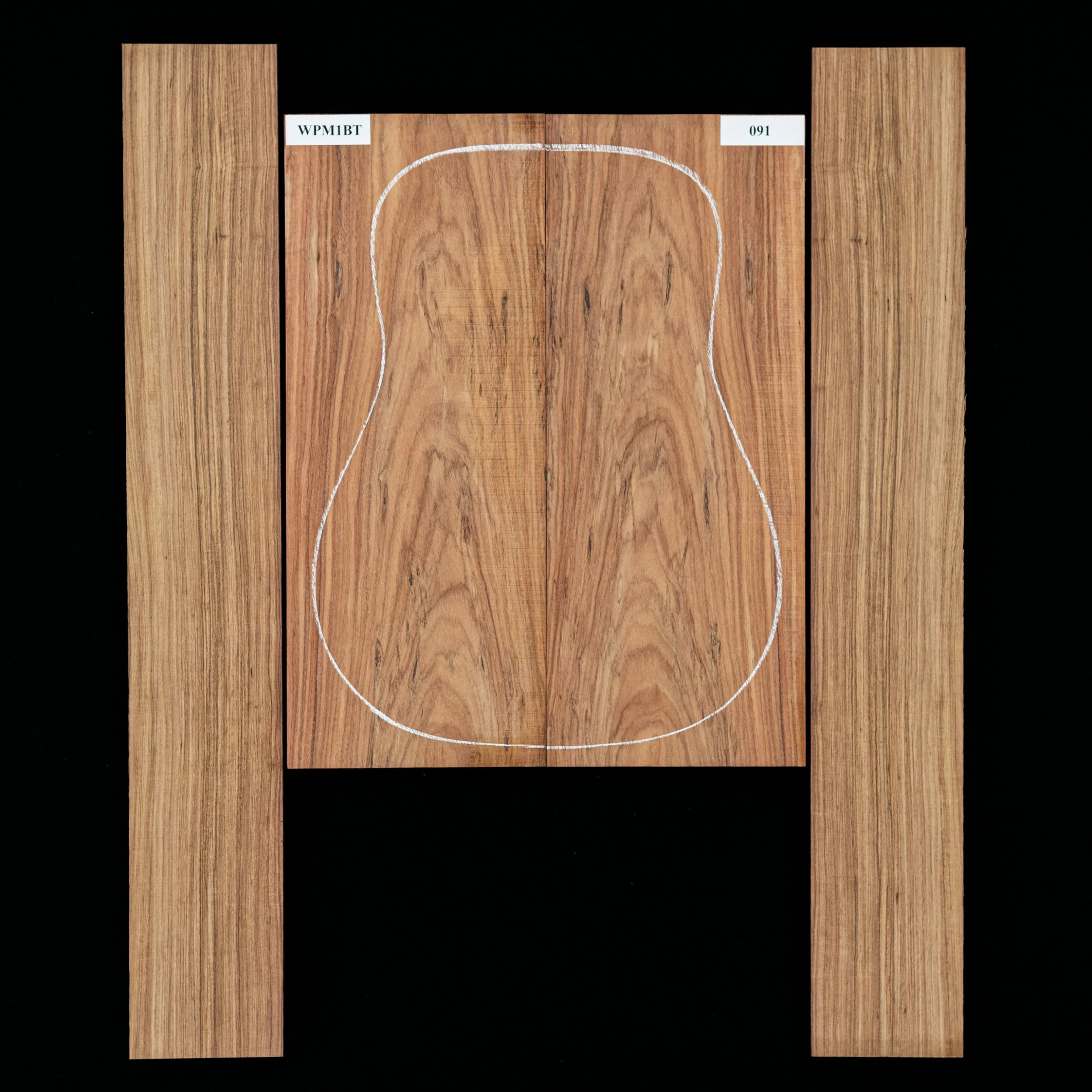 Granadillo Back + Side Set - 091 - StewMac 1 Granadillo Back + Side Set - 091 - StewMac