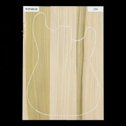 Poplar Body Blank, 3-Piece (10.6 Lb) - 220 - StewMac