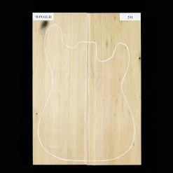 Poplar Body Blank, 2-Piece (8.8 Lb) - 251 - StewMac