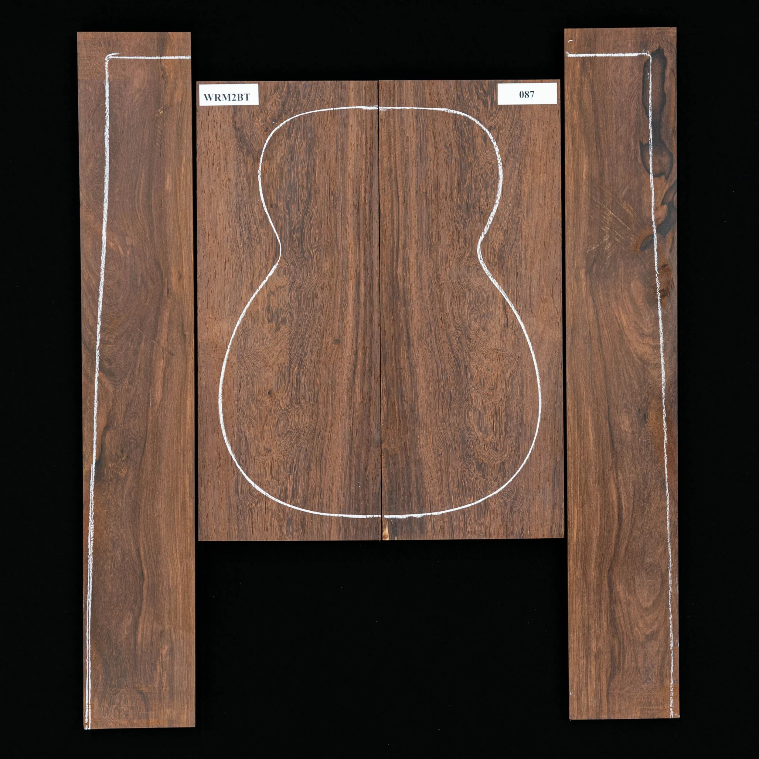 Madagascar Rosewood Back + Side Set - 087 - StewMac 1 Madagascar Rosewood Back + Side Set - 087 - StewMac