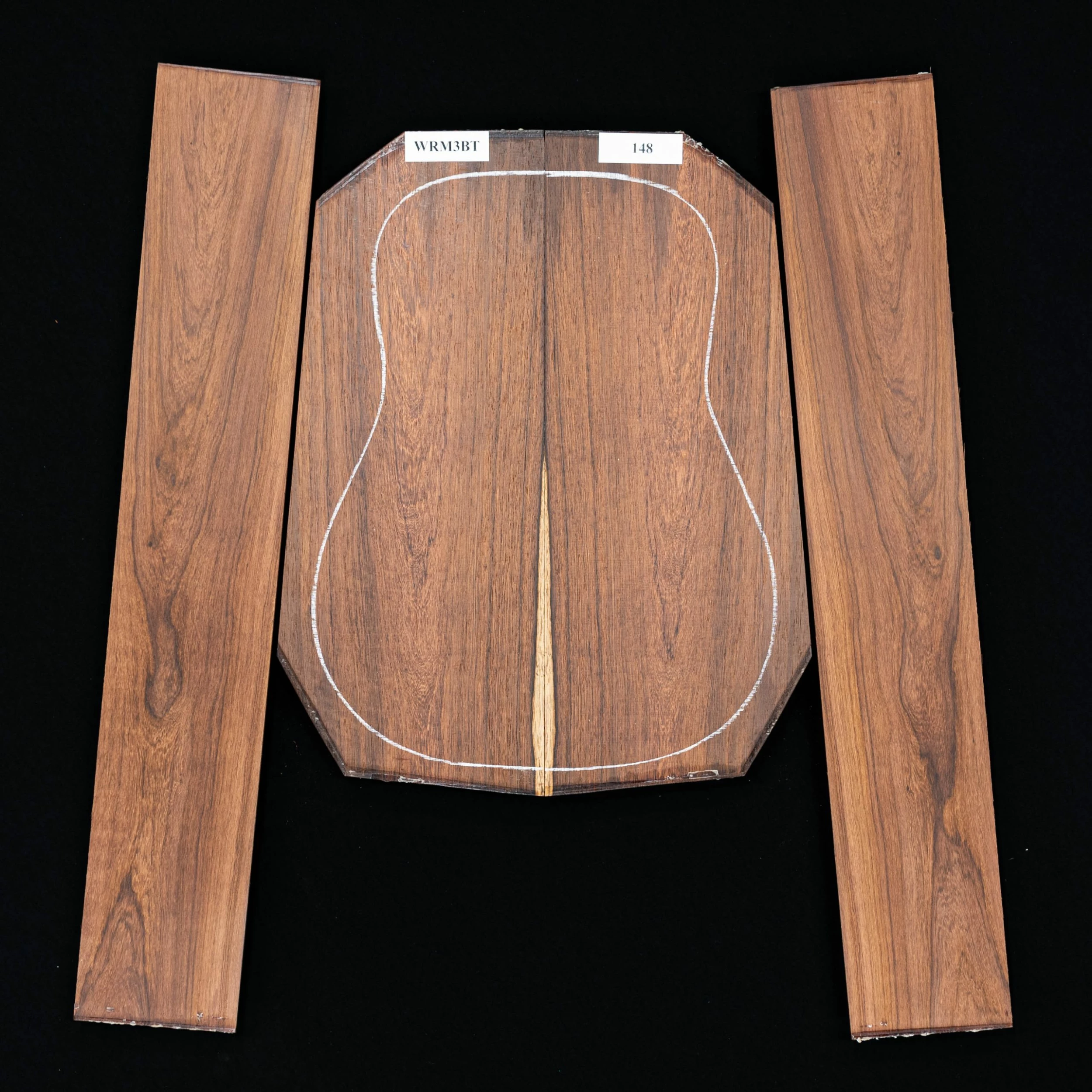 Madagascar Rosewood Back + Side Set - 148 - StewMac 1 Madagascar Rosewood Back + Side Set - 148 - StewMac