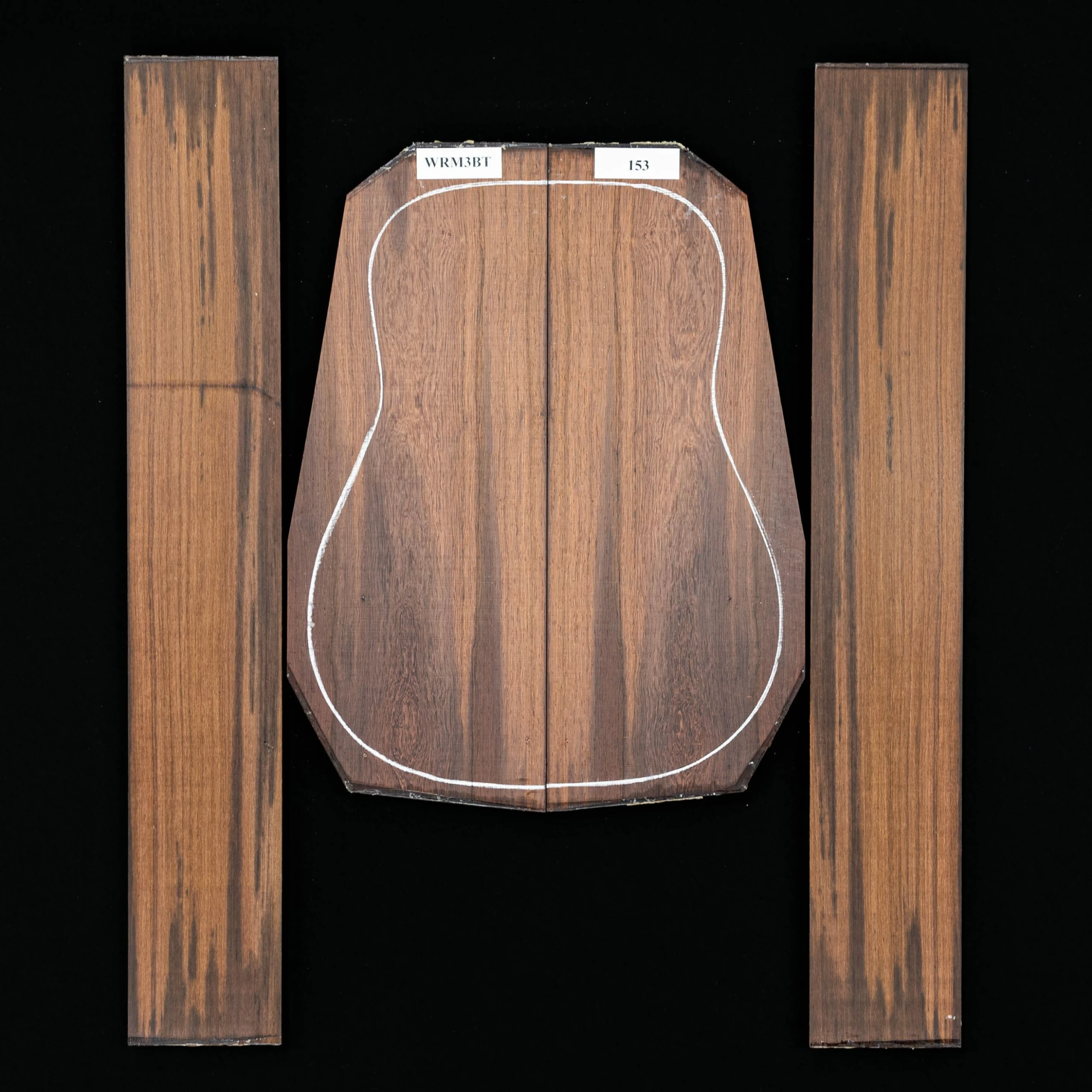 Madagascar Rosewood Back + Side Set - 153 - StewMac 1 Madagascar Rosewood Back + Side Set - 153 - StewMac