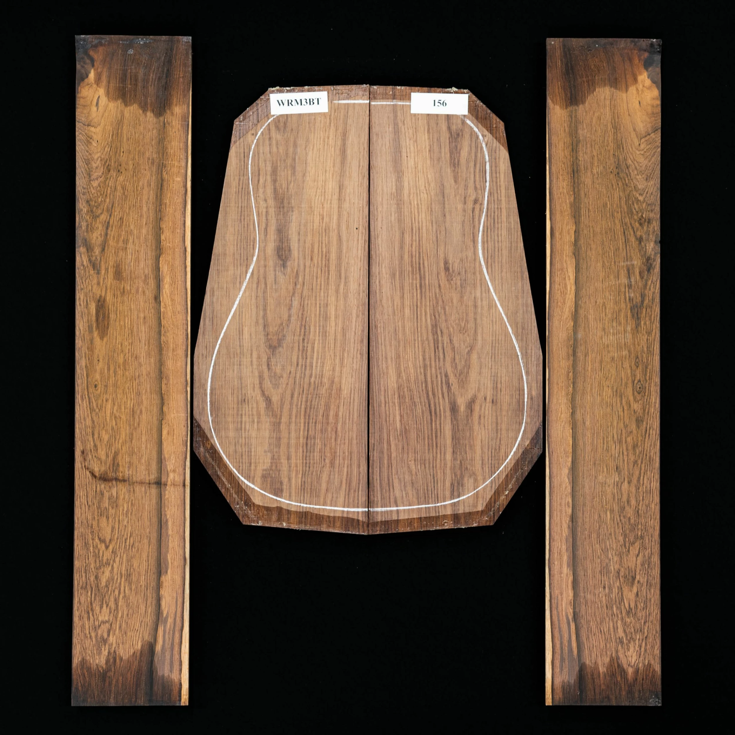 Madagascar Rosewood Back + Side Set - 156 - StewMac 1 Madagascar Rosewood Back + Side Set - 156 - StewMac