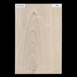 Swamp Ash Body Blank, 1-Piece (8.8 Lb) - 409 - StewMac