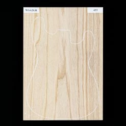 Swamp Ash Body Blank, 1-Piece (8 Lb) - 433 - StewMac