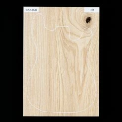 Swamp Ash Body Blank, 1-Piece (8.2 Lb) - 441 - StewMac