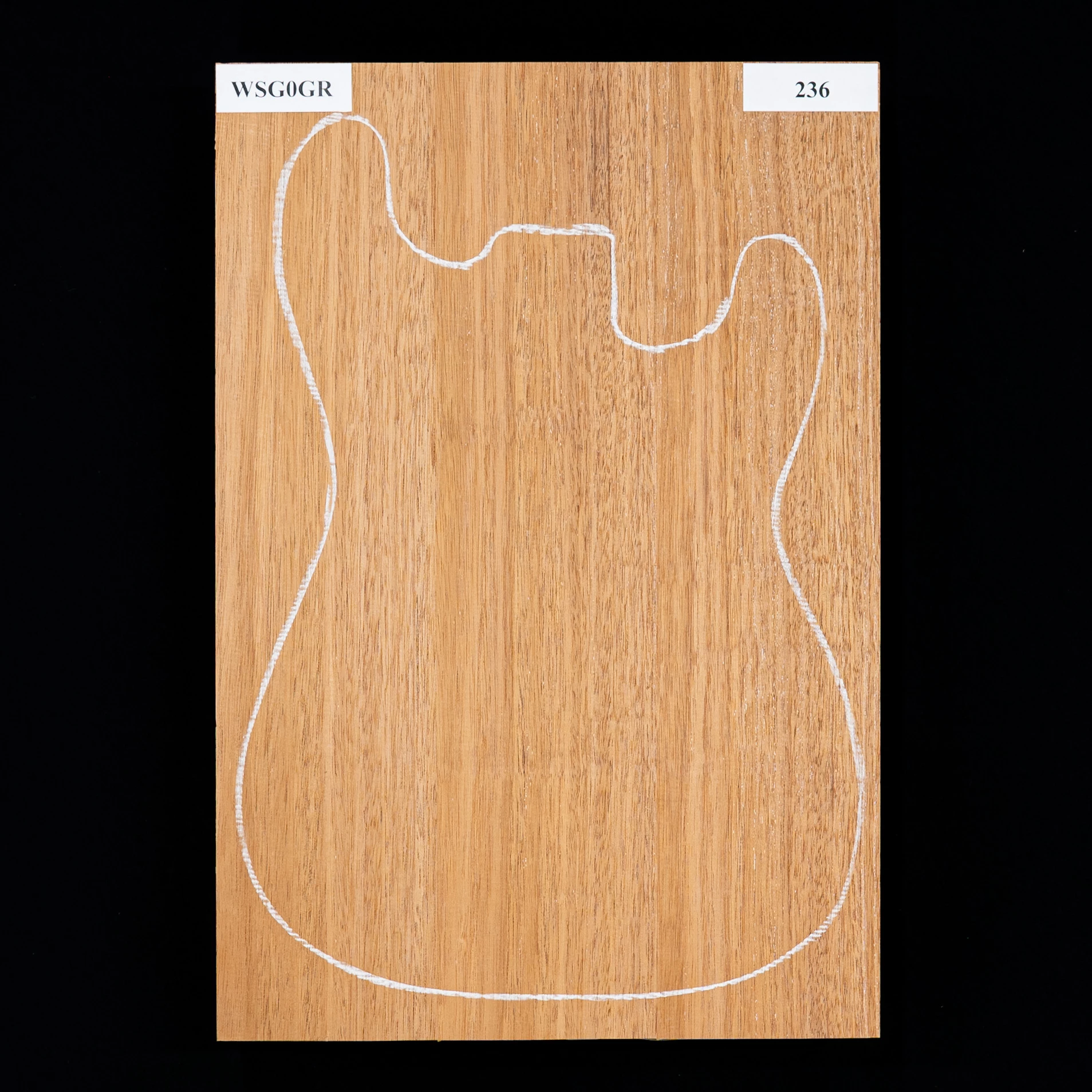 Honduran Mahogany Body Blank, 3-Piece (11.4 Lb) - 236 - StewMac 1 Honduran Mahogany Body Blank, 3-Piece (11.4 Lb) - 236 - StewMac