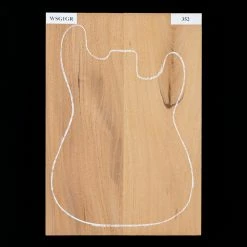 Honduran Mahogany Body Blank, 2-Piece (10.6 Lb) - 352 - StewMac