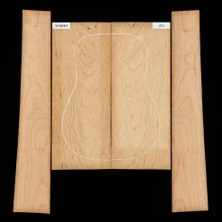 Flame American Cherry Back + Side Set - 074 - StewMac