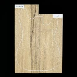 Black Limba Body Blank, 2-Piece (9.8 Lb) - 439 - StewMac